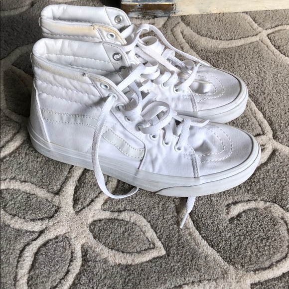 Vans Shoes - White high top vans
